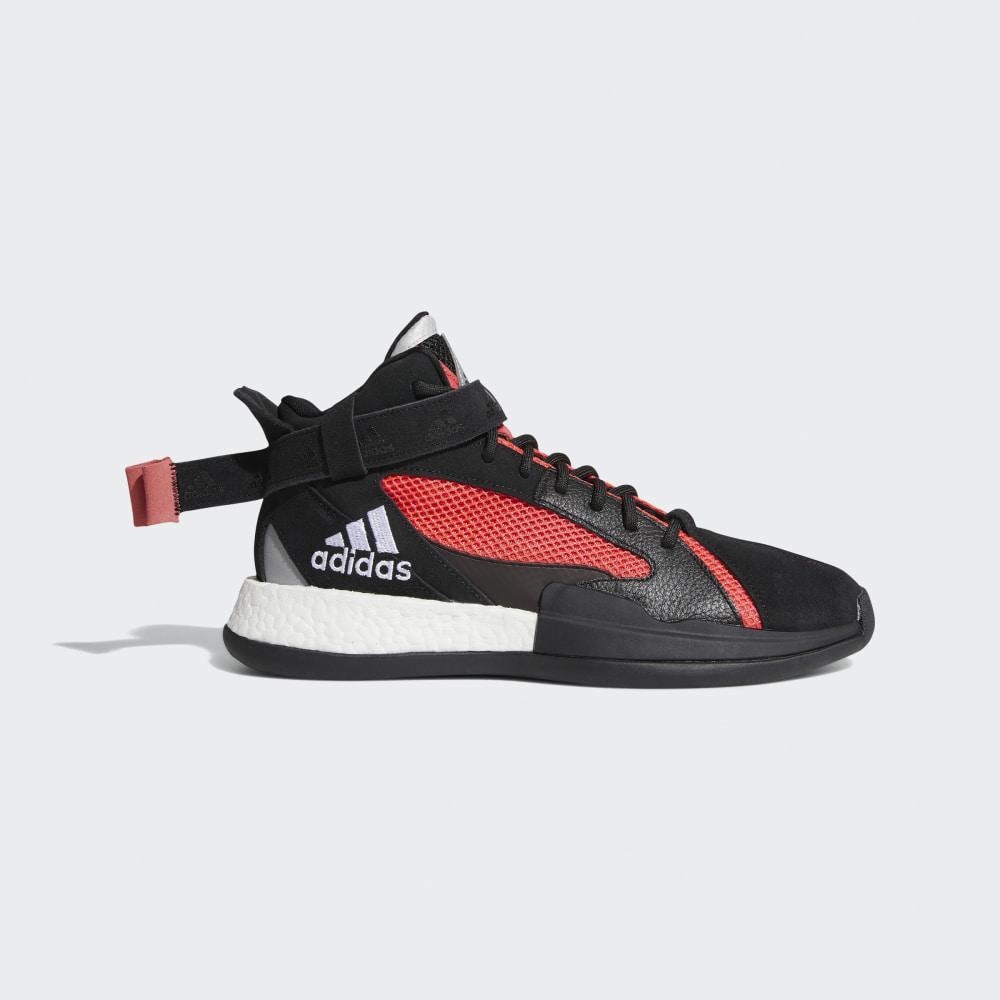 Adidas Men's Posterize Basketball Shoes Black/Red/Silver Metal Ireland EG6879